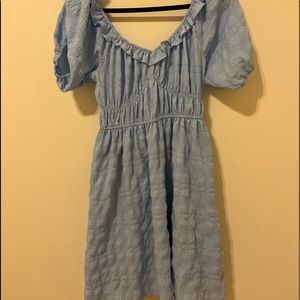 Baby blue dress